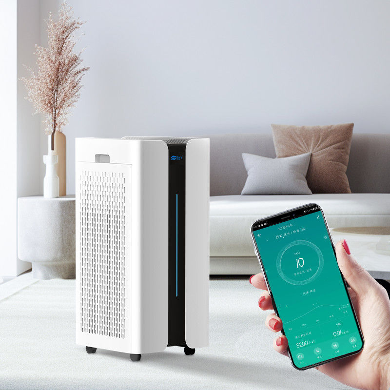 Çin 1029 M3/H Ev Hava Temizleyicisi Toz temizleme UV ile WIFI kontrolü Fabrika